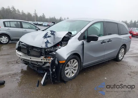 2020 Honda Odyssey Lx из США, поврежденный, VIN 5FNRL6H29LB050313